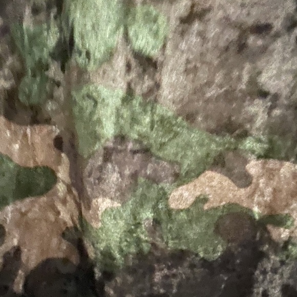 L & B velveteen camouflage wide flare pants. Sz M - Picture 4 of 7